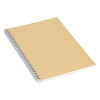 Promotional Eco Spiral Bound A5 Notebooks Natural